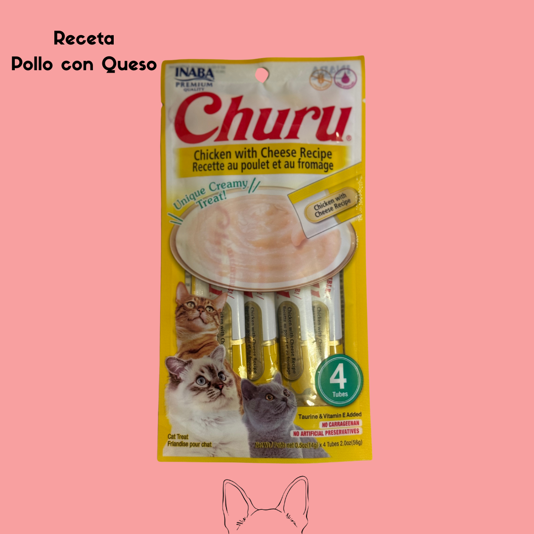 CHURU CREMOSO HIDRATANTE SNACK DE GATO