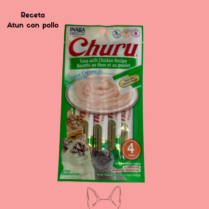 CHURU CREMOSO HIDRATANTE SNACK DE GATO