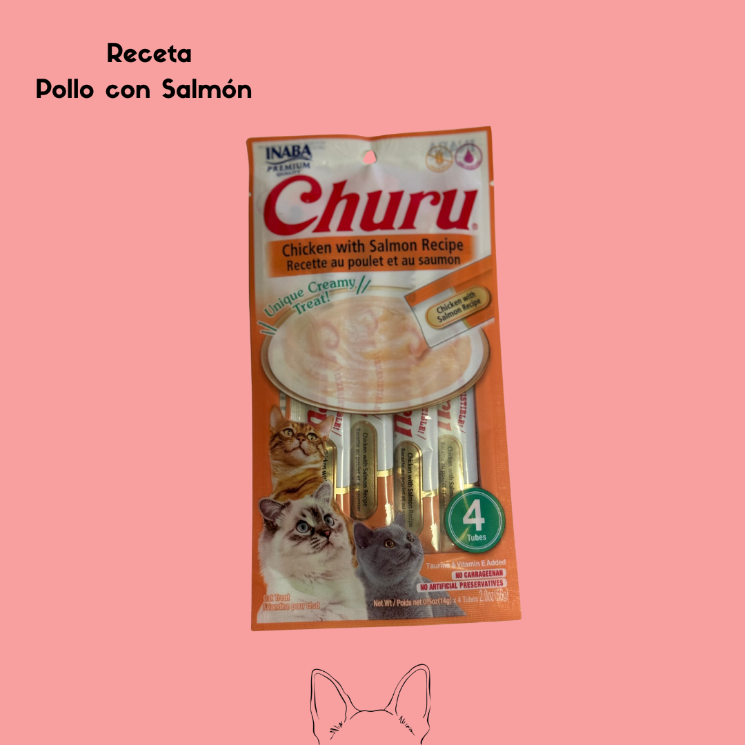 CHURU CREMOSO HIDRATANTE SNACK DE GATO